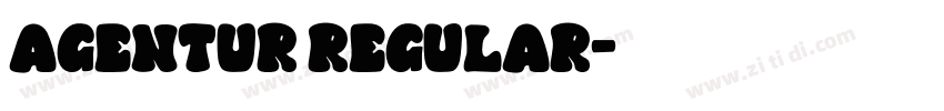 Agentur Regular字体转换